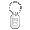 Sterling Silver North Carolina State University Key Chain