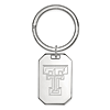 Sterling Silver Texas Tech University Key Chain