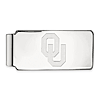 10kt White Gold University of Oklahoma OU Money Clip