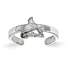 Sterling Silver St. Louis Cardinals Toe Ring