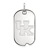 Sterling Silver University of Kentucky Small Dog Tag