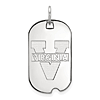 Sterling Silver University of Virginia Small Dog Tag
