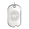 Sterling Silver Boston Red Sox Large Dog Tag