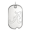 Sterling Silver University of Alabama Dog Tag