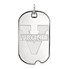 Sterling Silver University of Virginia Dog Tag