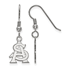 Arizona State University Small Dangle Earrings Sterling Silver