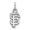 Sterling Silver 9in San Francisco Giants Anklet