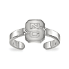 Sterling Silver North Carolina State University Toe Ring
