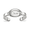 Sterling Silver University of Georgia Toe Ring