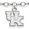 Sterling Silver 9in University of Kentucky Anklet