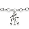 Sterling Silver New York Yankees Anklet