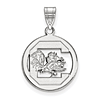 Sterling Silver 5/8in University of South Carolina Pendant in Circle