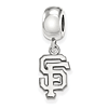 Sterling Silver San Francisco Giants SF Dangle Bead Charm