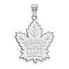 Sterling Silver Toronto Maple Leafs Pendant 1in