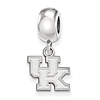 Sterling Silver University of Kentucky Small Dangle Bead