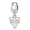 Sterling Silver University of Virginia Extra Small Dangle Bead