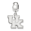 Sterling Silver University of Kentucky UK Small Dangle Bead