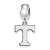 Sterling Silver University of Tennessee Dangle Bead Charm