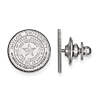 14k White Gold Baylor University Seal Lapel Pin