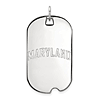 Sterling Silver MARYLAND Dog Tag