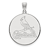 Sterling Silver 1in St. Louis Cardinals Pendant