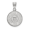 Arizona State University Crest Pendant 5/8in Sterling Silver