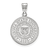 Arizona State University Crest Pendant 3/4in Sterling Silver