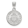 Sterling Silver 5/8in University of Pittsburgh Crest Pendant
