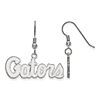 Sterling Silver University of Florida Gators Dangle Wire Earrings