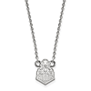 Sterling Silver Purdue University Boilermakers Small Necklace