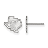 Silver Texas Tech University State Map Extra Small Post Earrings