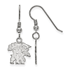 University of Kentucky Wildcat Small Dangle Earrings Sterling Silver