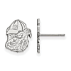 Sterling Silver University of Georgia Bulldog Post Earrings
