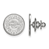 14kt White Gold West Virginia University Crest Lapel Pin