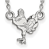 Sterling Silver Virginia Tech HokieBird Small Necklace 