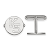 Kansas State University KS Cuff Links Sterling Silver