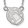 Mississippi State University Cowbell Necklace Sterling Silver