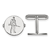Sterling Silver West Virginia University Mountaineer Cuff Links
