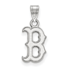 Sterling Silver 1/2in Boston Red Sox B Pendant