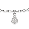 Sterling Silver Purdue University Boilermakers Anklet