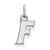 Sterling Silver 3/8in University of Florida F Pendant