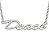 Sterling Silver Wake Forest University Deacs Necklace