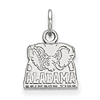 Sterling Silver 3/8in University of Alabama Big Al Pendant