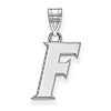 Sterling Silver 1/2in University of Florida F Pendant