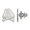 East Carolina University Logo Lapel Pin Sterling Silver 