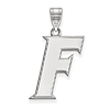 Sterling Silver 3/4in University of Florida F Pendant