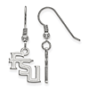 Sterling Silver Florida State University FSU Small Dangle Earrings