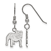 University of Georgia Standing Bulldog Dangle Earrings Sterling Silver