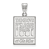 Sterling Silver 3/4in The Grove at Ole Miss Pendant