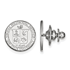 Sterling Silver Virginia Tech Crest Lapel Pin